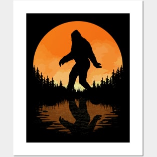 Bigfoot Sunset Posters and Art